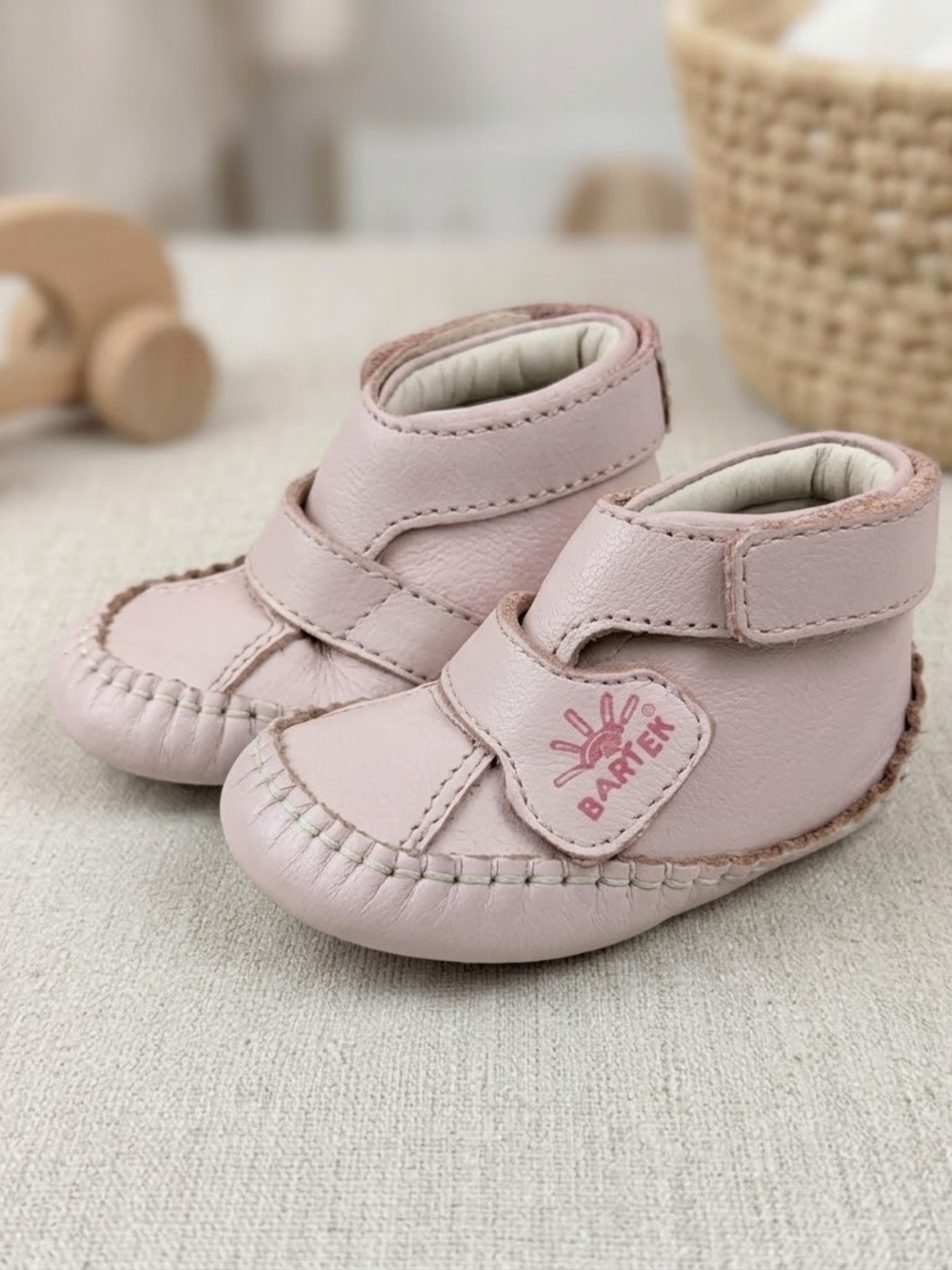 Bartek Soft Leather Baby Boots Cottagecore Coquette Boho Moccasin Booties